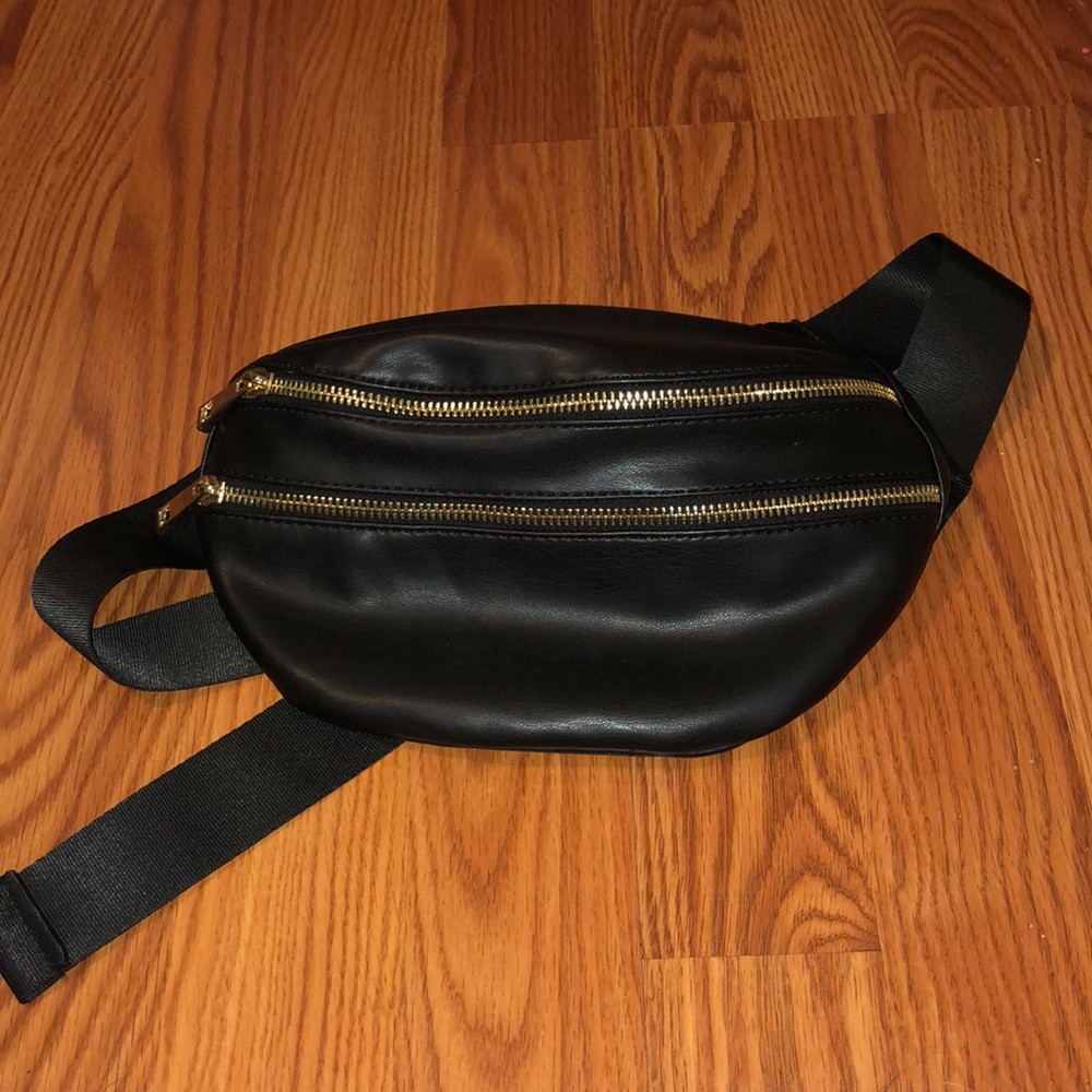 Faux leather fanny pack